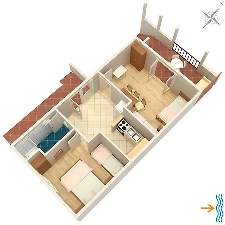 아파트 Mudri Dolac 117b 브로보스카
